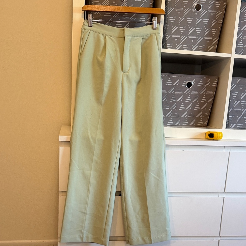 Love Tree Mint Green Trousers
